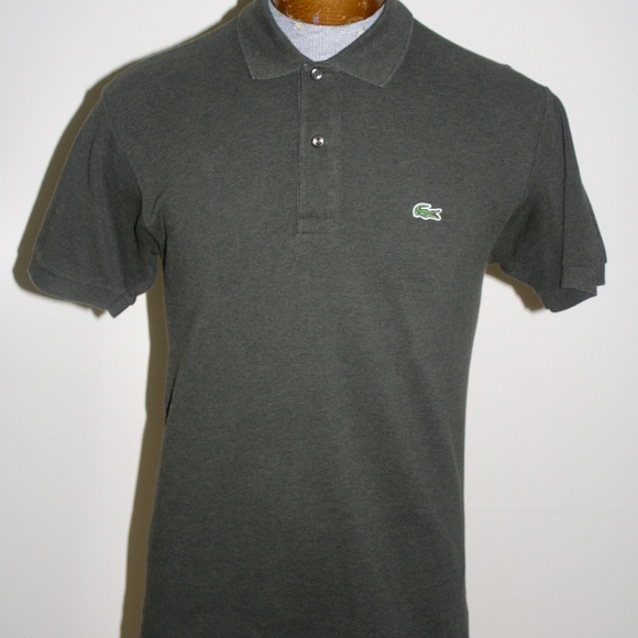LACOSTE CLASSIC FIT OLIVE GREEN PIQUE POLO SHIRT SIZE SMALL - Picture 1 of 3